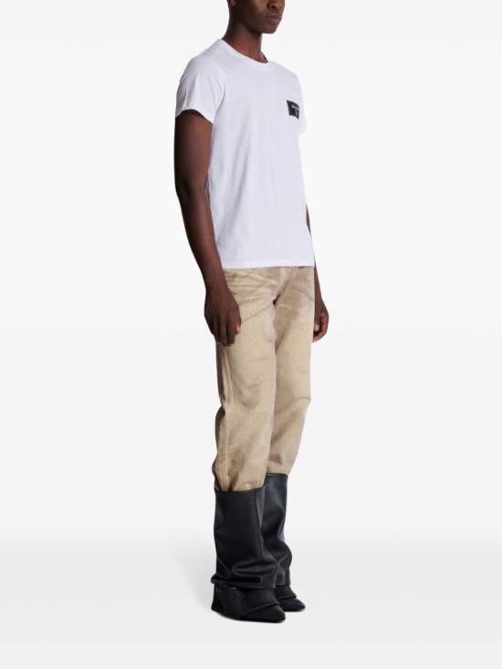 Balmain BALMAIN Men T-Shirts EH1EF000BC91 0FA White Size US L / EU 52-54 / 3 - 2 Thumbnail