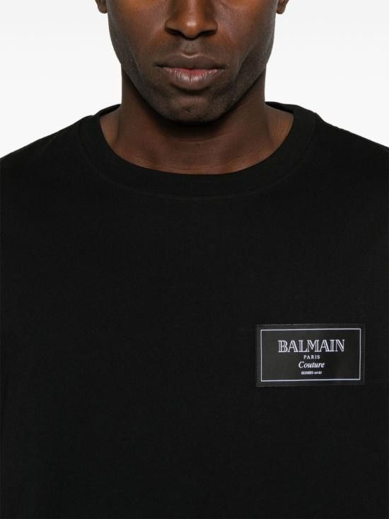 Balmain BALMAIN Men T-Shirts EH1EF000BC91 0PA Black Size US M / EU 48-50 / 2 - 3 Thumbnail
