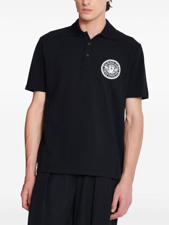 Balmain BALMAIN Men T-Shirts EH1GC026BC94 EAB Black Size US XL / EU 56 / 4 - 2 Thumbnail