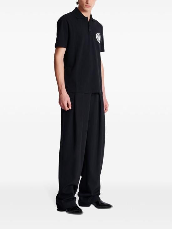 Balmain BALMAIN Men T-Shirts EH1GC026BC94 EAB Black Size US XL / EU 56 / 4 - 5 Thumbnail
