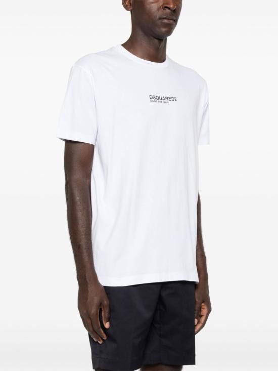 Dsquared2 DSQUARED2 Men T-Shirts S74GD0946 D20020100 White Size US S / EU 44-46 / 1 - 2 Thumbnail