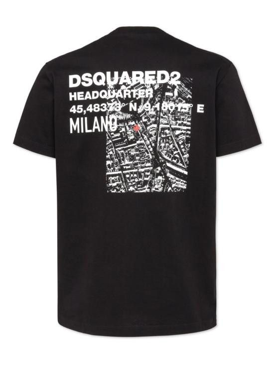 Dsquared2 DSQUARED2 Men T-Shirts S74GD1338 D20020900 Black Size US S / EU 44-46 / 1 - 2 Thumbnail