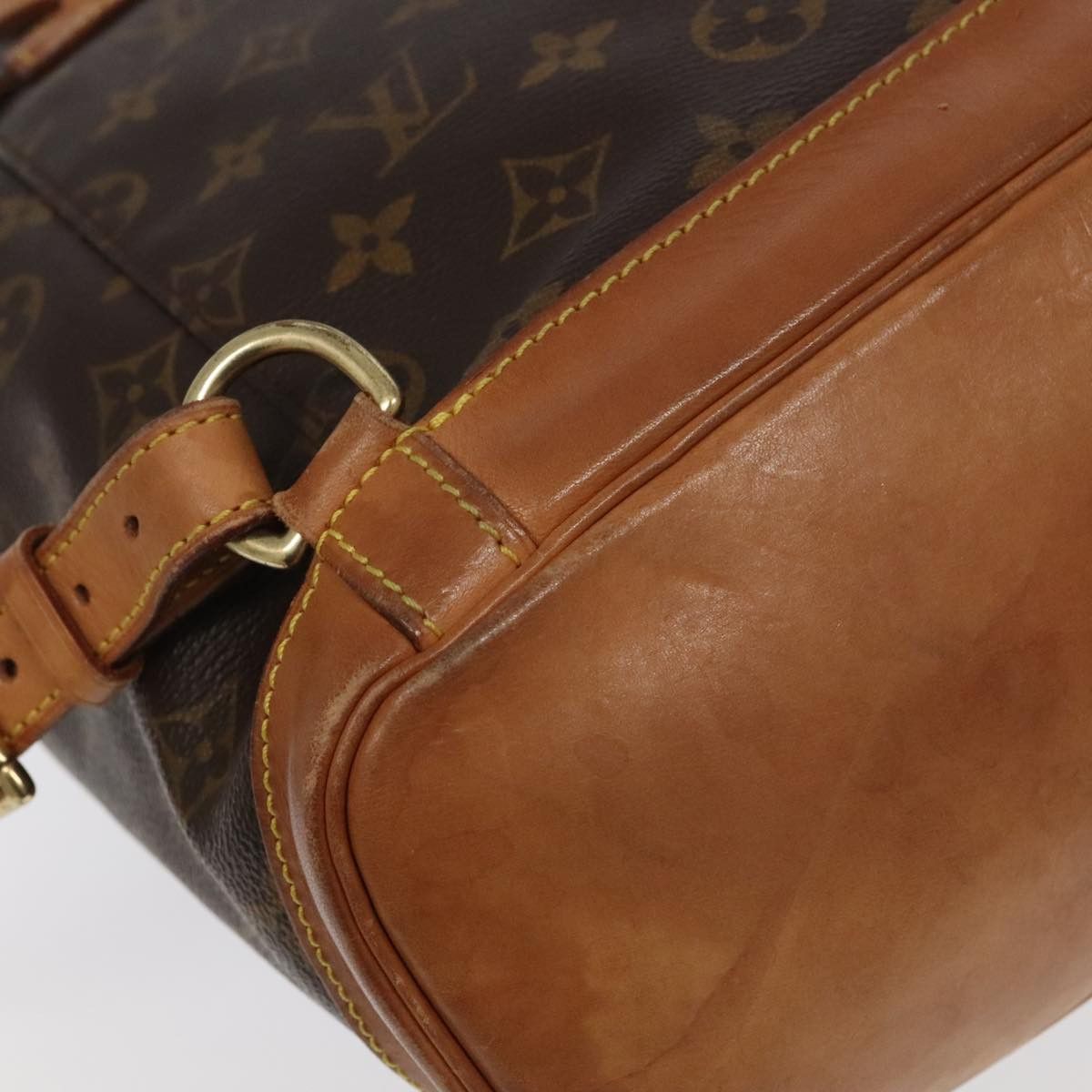 Louis Vuitton Montsouris Mm Brown Canvas Backpack Bag (Pre-Owned) Size ONE SIZE - 13 Thumbnail
