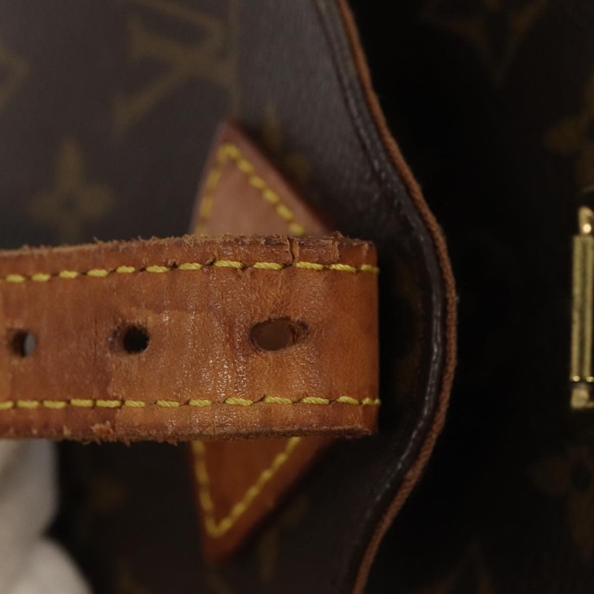 Louis Vuitton Montsouris Mm Brown Canvas Backpack Bag (Pre-Owned) Size ONE SIZE - 15 Thumbnail
