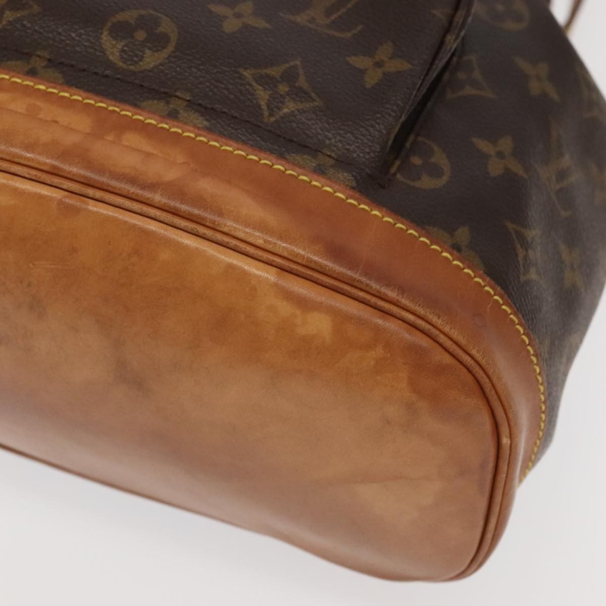 Louis Vuitton Montsouris Mm Brown Canvas Backpack Bag (Pre-Owned) Size ONE SIZE - 10 Thumbnail