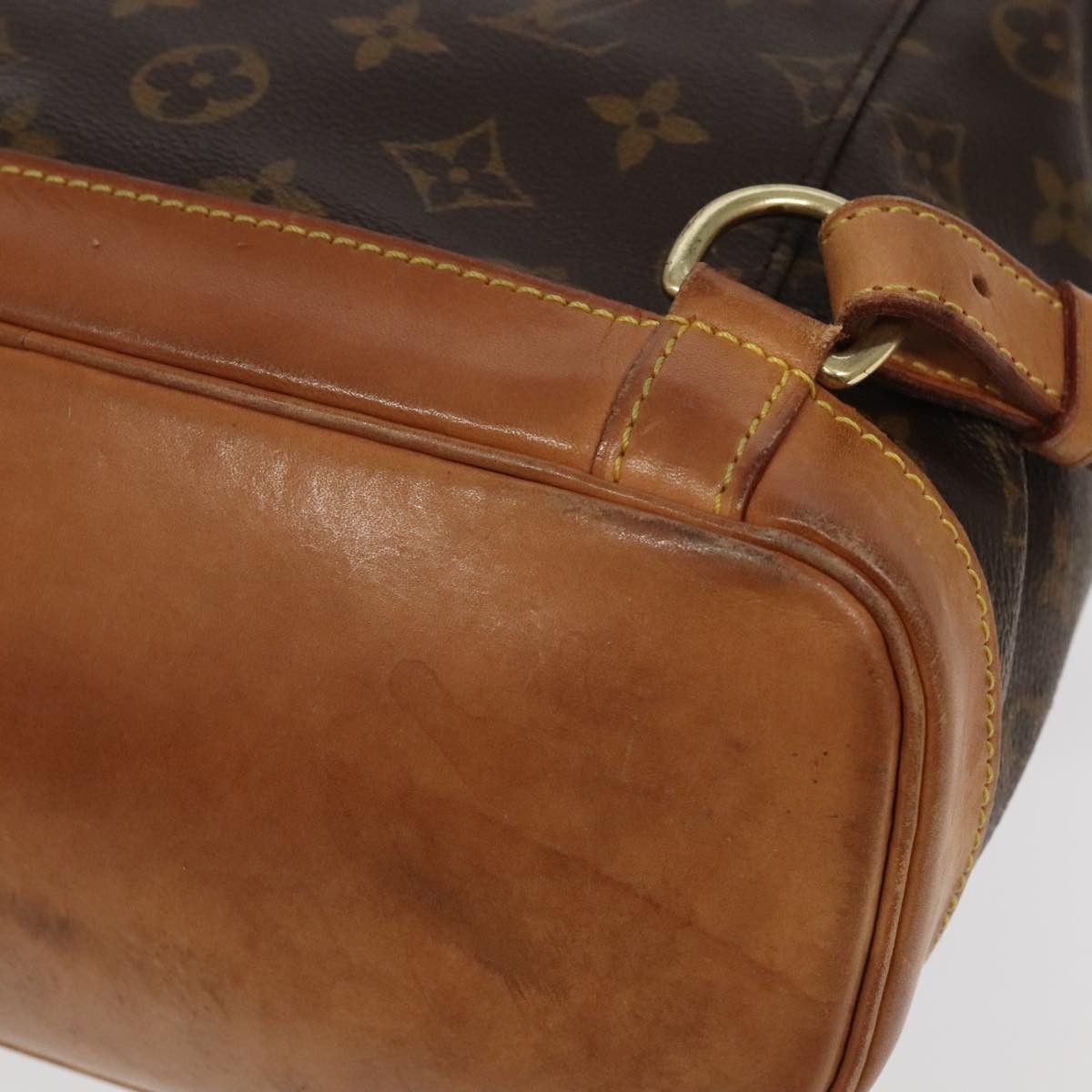 Louis Vuitton Montsouris Mm Brown Canvas Backpack Bag (Pre-Owned) Size ONE SIZE - 12 Thumbnail