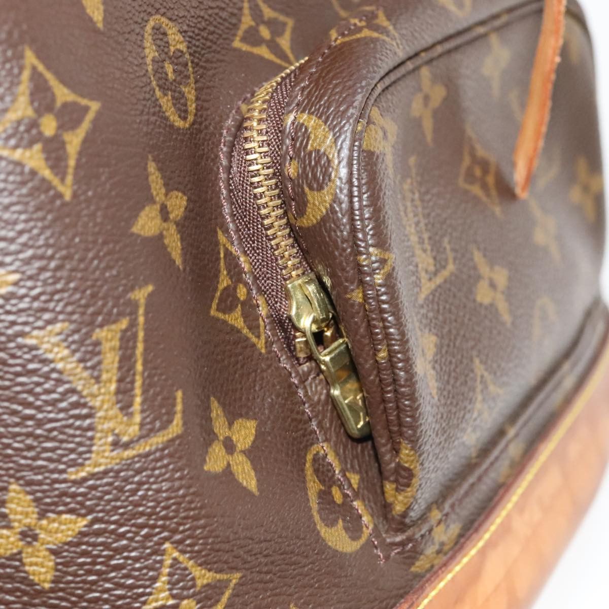 Louis Vuitton Montsouris Mm Brown Canvas Backpack Bag (Pre-Owned) Size ONE SIZE - 17 Thumbnail