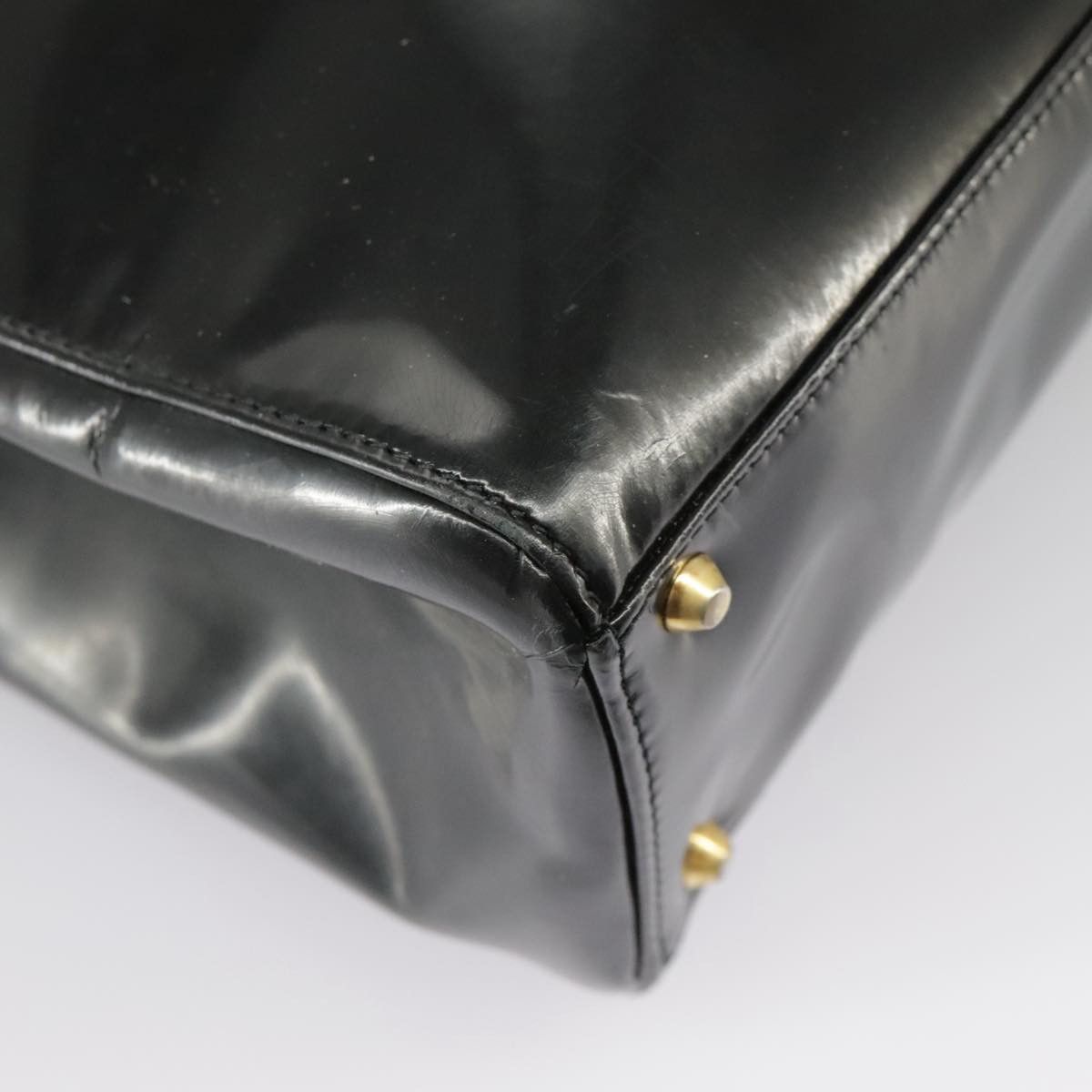 Dior Black Patent Leather Handbag (Pre-Owned) Size ONE SIZE - 7 Thumbnail