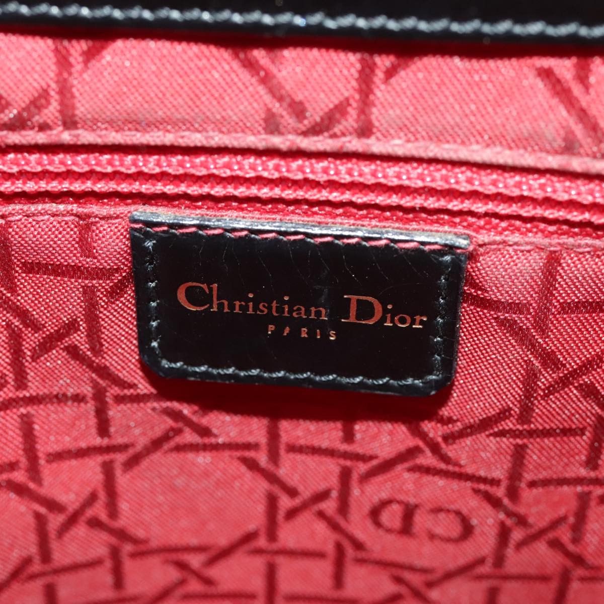 Dior Black Patent Leather Handbag (Pre-Owned) Size ONE SIZE - 14 Thumbnail