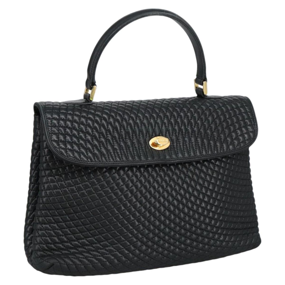Bally Black Leather Handbag (Pre-Owned) Size ONE SIZE - 16 Thumbnail