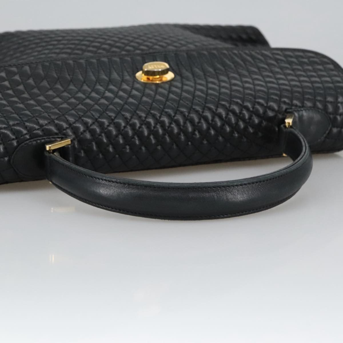 Bally Black Leather Handbag (Pre-Owned) Size ONE SIZE - 6 Thumbnail