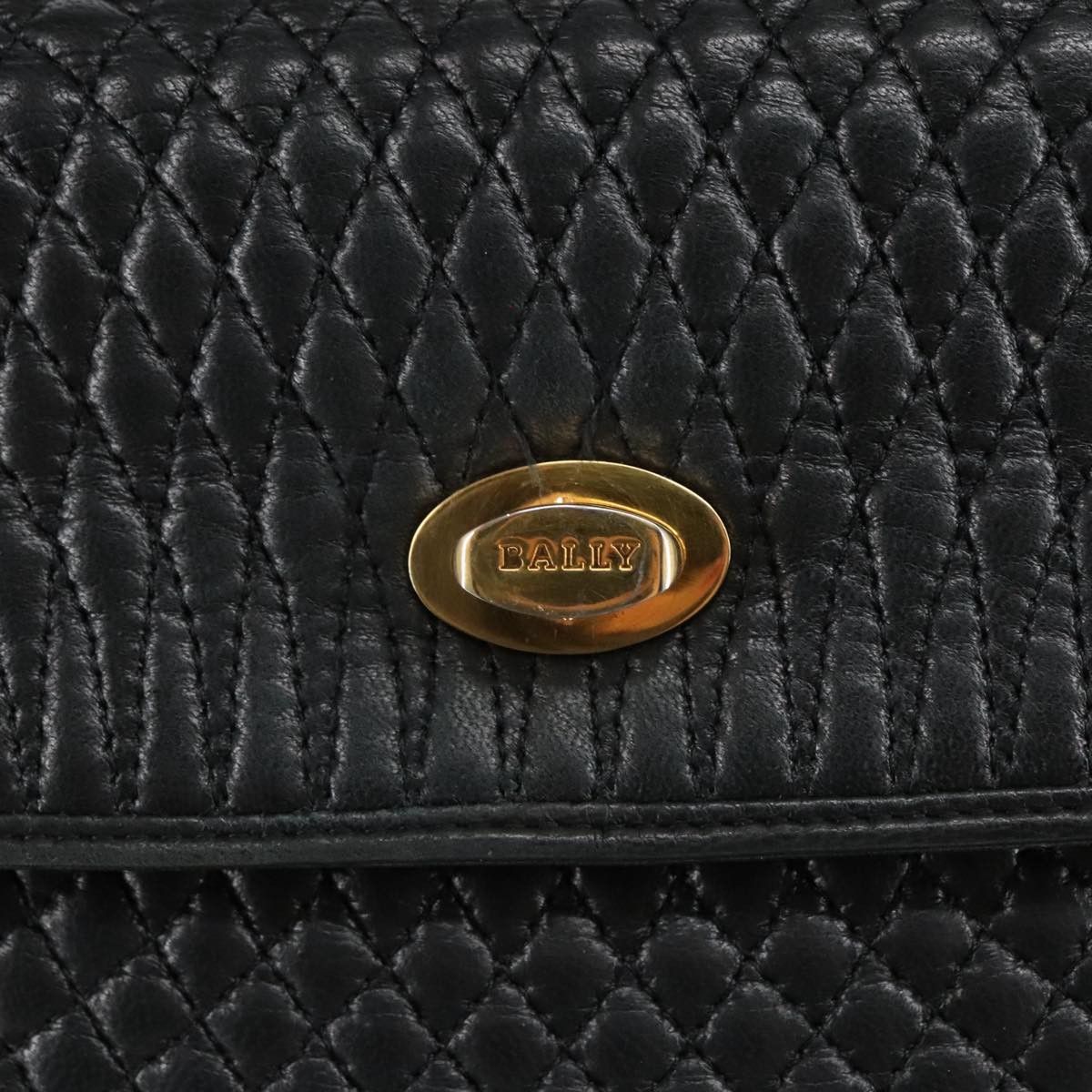 Bally Black Leather Handbag (Pre-Owned) Size ONE SIZE - 12 Thumbnail