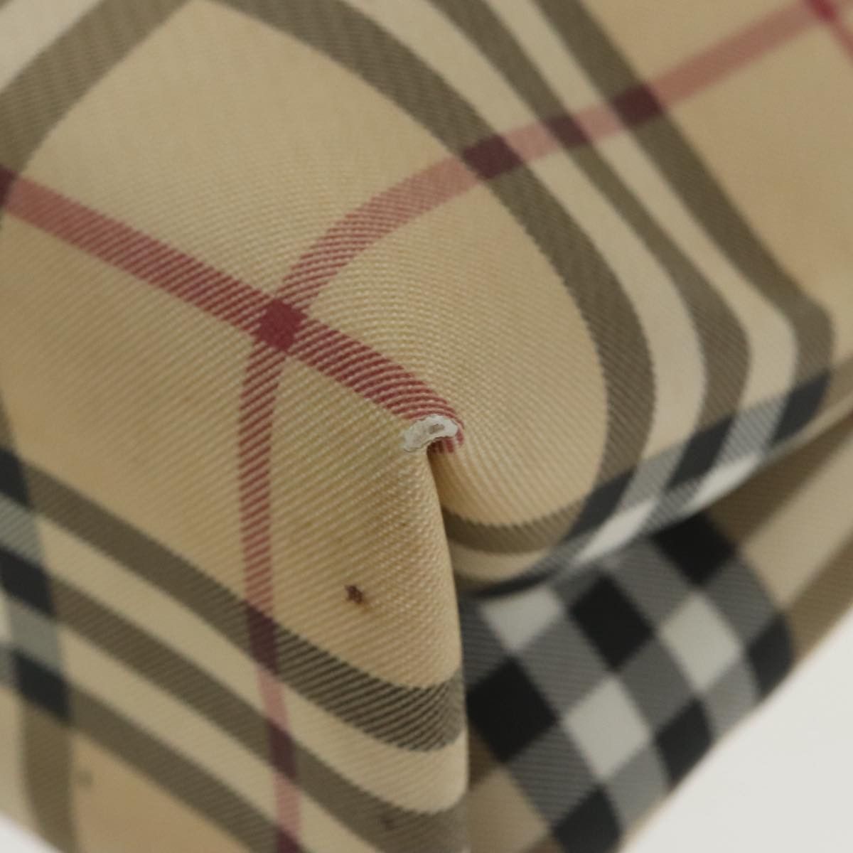 Burberry Nova Check Beige Canvas Handbag (Pre-Owned) Size ONE SIZE - 11 Thumbnail