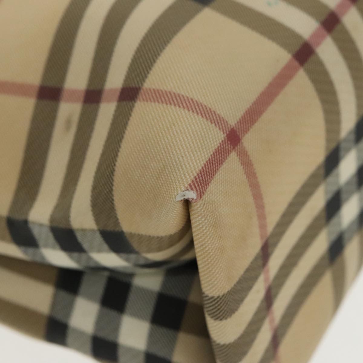 Burberry Nova Check Beige Canvas Handbag (Pre-Owned) Size ONE SIZE - 8 Thumbnail
