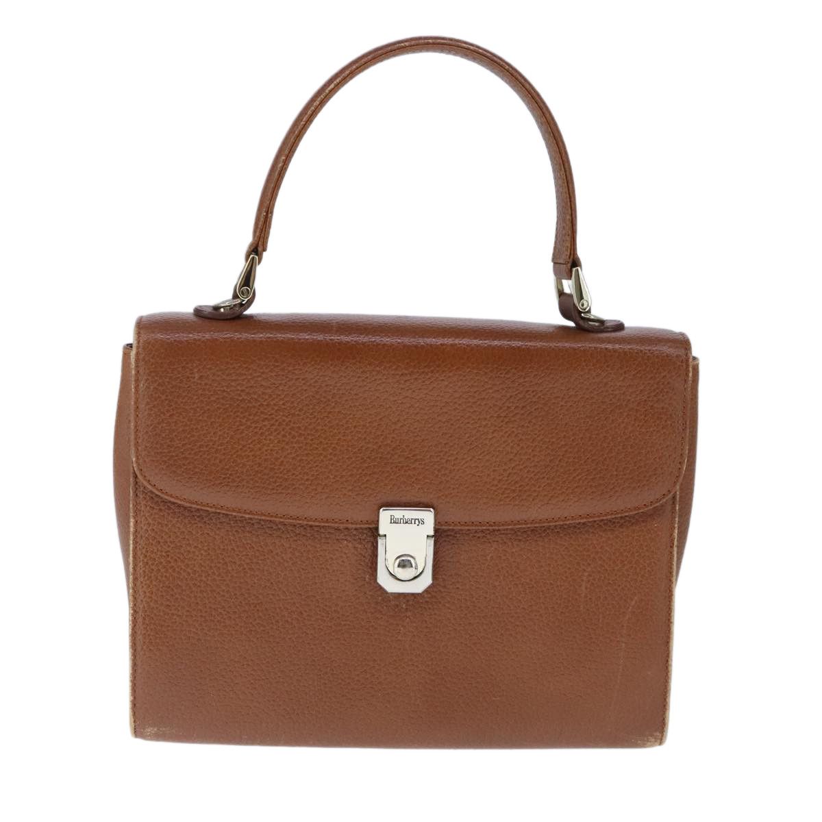 Burberry Nova Check Brown Leather Handbag (Pre-Owned) Size ONE SIZE - 18 Thumbnail