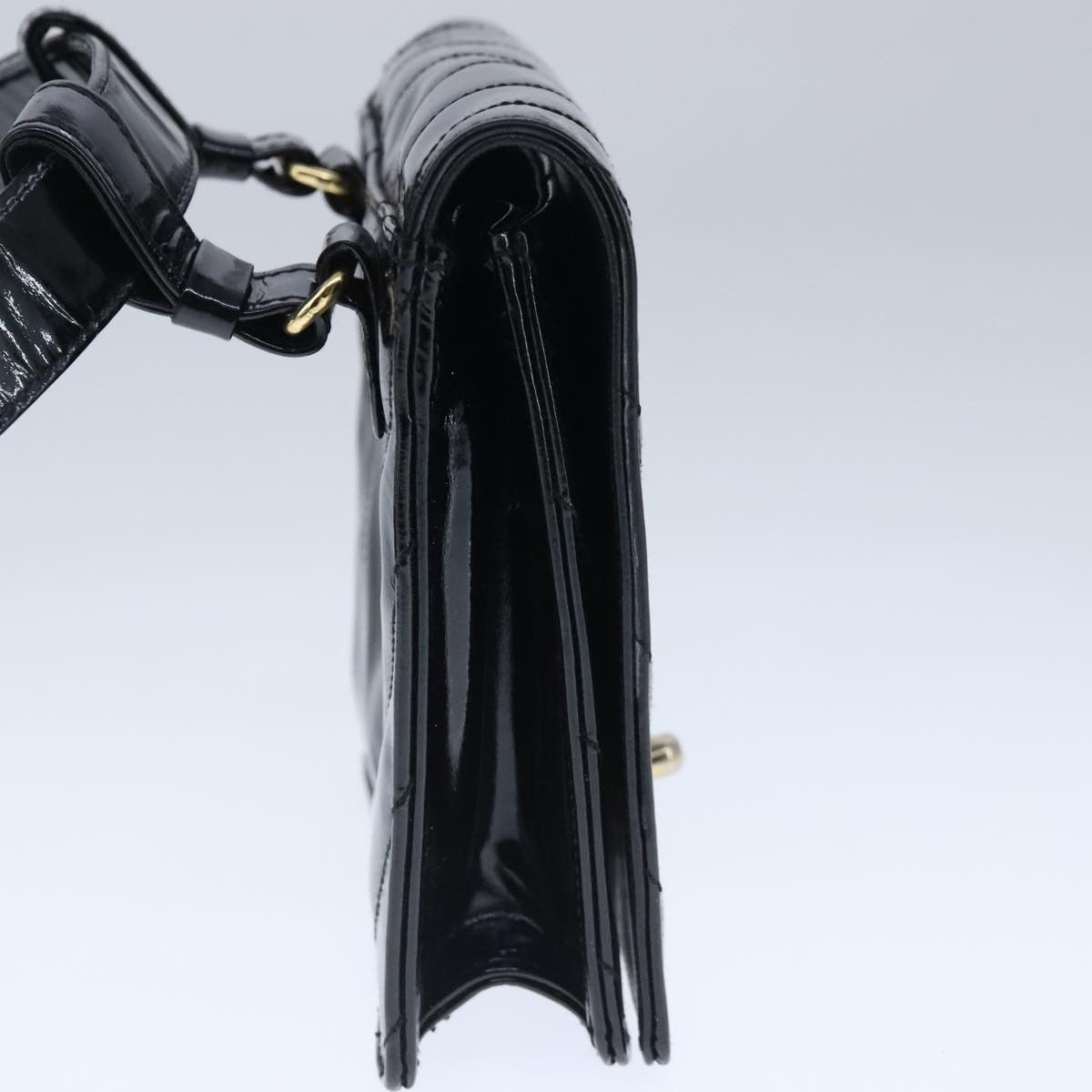 Chanel Cc Black Patent Leather Shoulder Bag (Pre-Owned) Size ONE SIZE - 4 Thumbnail