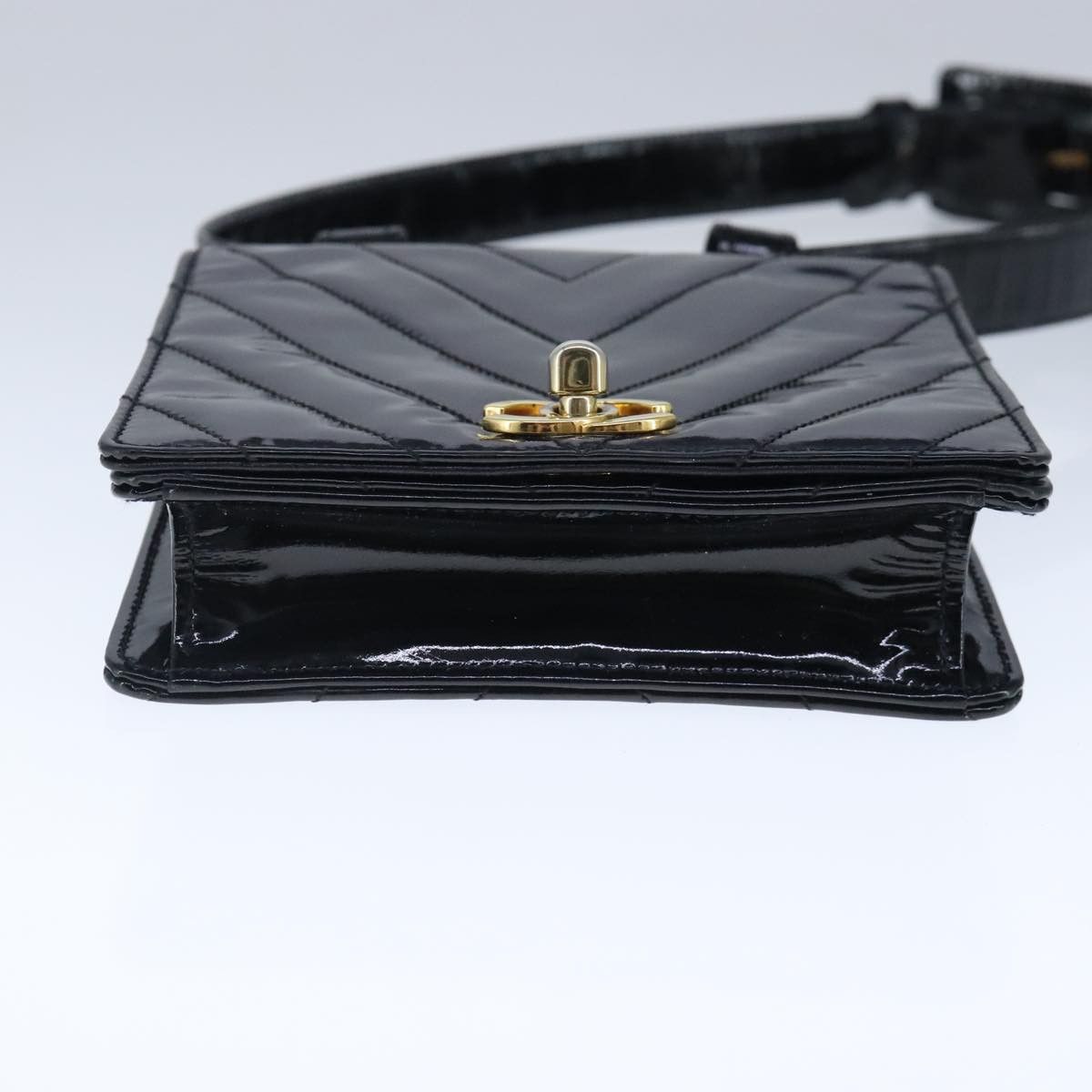 Chanel Cc Black Patent Leather Shoulder Bag (Pre-Owned) Size ONE SIZE - 19 Thumbnail