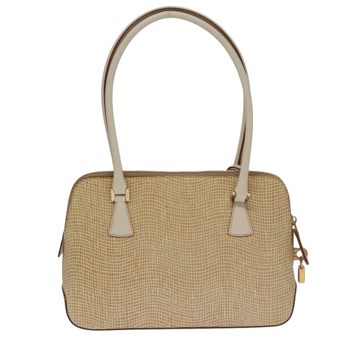 Salvatore Ferragamo Beige Leather Shoulder Bag (Pre-Owned) Size ONE SIZE - 2 Thumbnail
