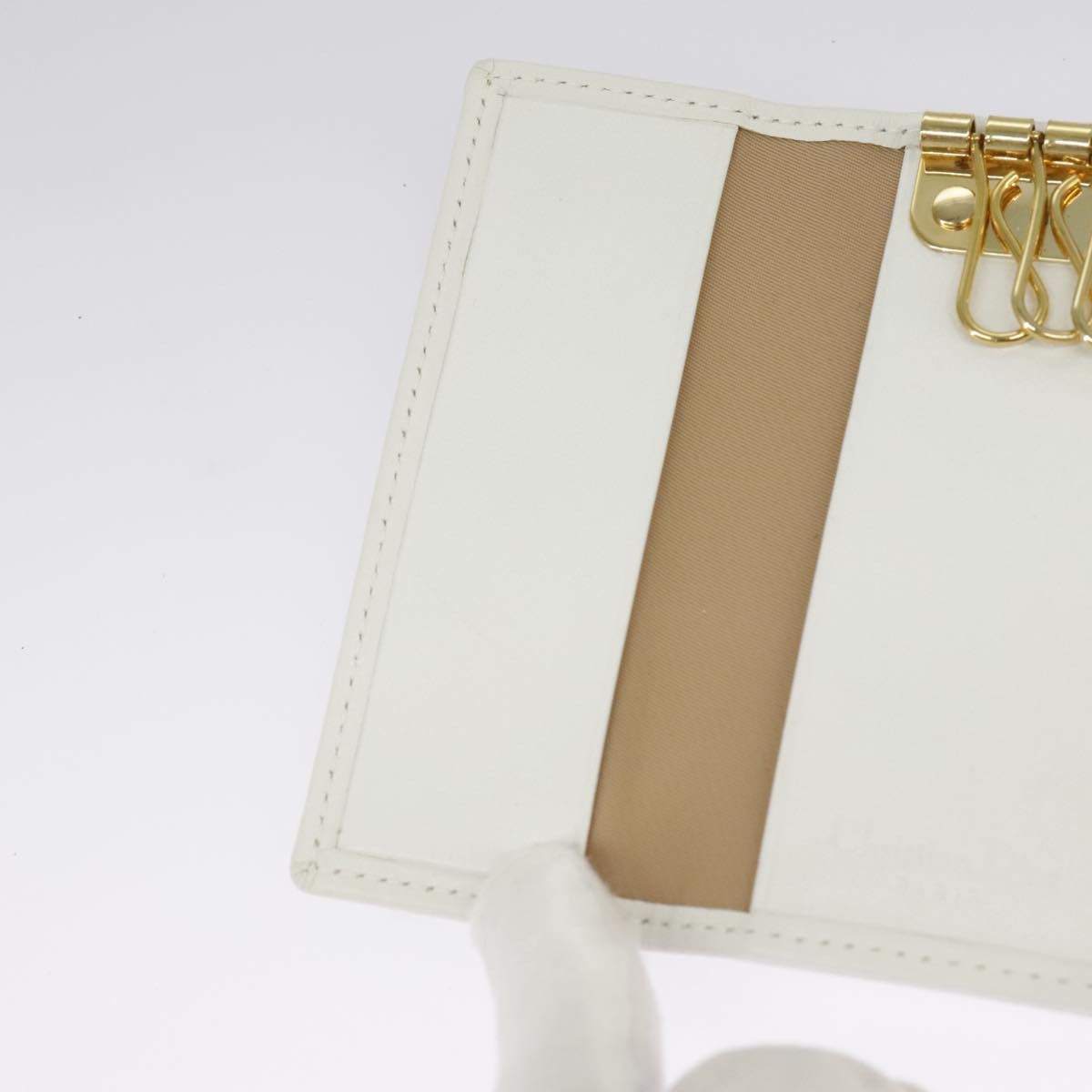 Dior Trotter White Canvas Wallet (Pre-Owned) Size ONE SIZE - 15 Thumbnail