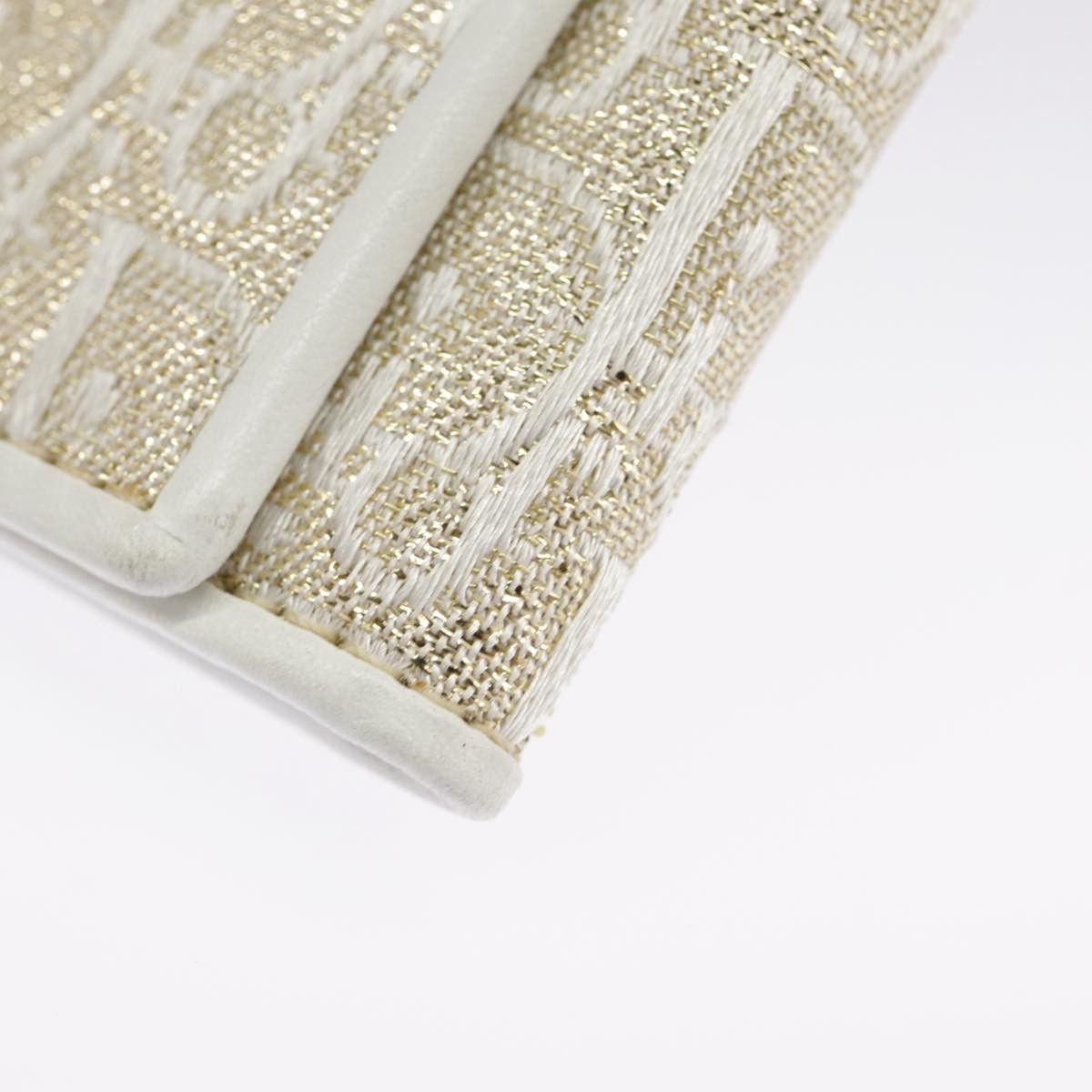 Dior Trotter White Canvas Wallet (Pre-Owned) Size ONE SIZE - 6 Thumbnail