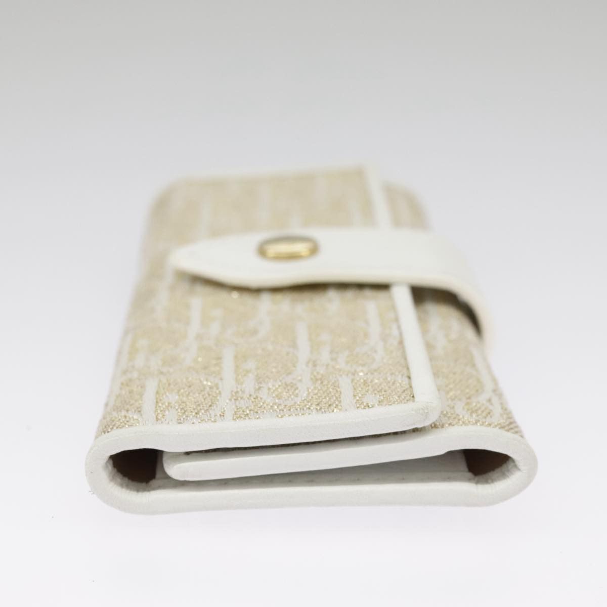 Dior Trotter White Canvas Wallet (Pre-Owned) Size ONE SIZE - 3 Thumbnail
