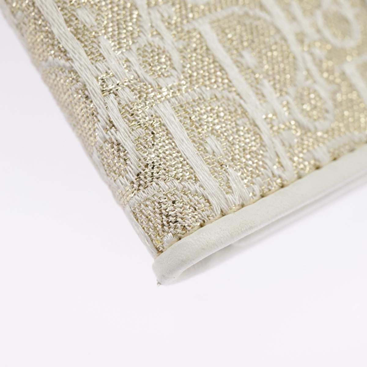 Dior Trotter White Canvas Wallet (Pre-Owned) Size ONE SIZE - 11 Thumbnail