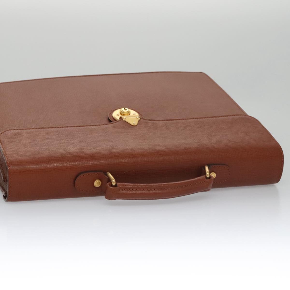 Burberry Brown Leather Briefcase Bag (Pre-Owned) Size ONE SIZE - 16 Thumbnail