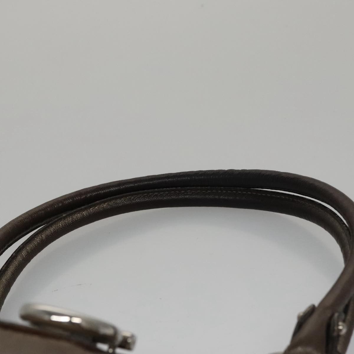 Salvatore Ferragamo Gancini Gold Leather Handbag (Pre-Owned) Size ONE SIZE - 6 Thumbnail