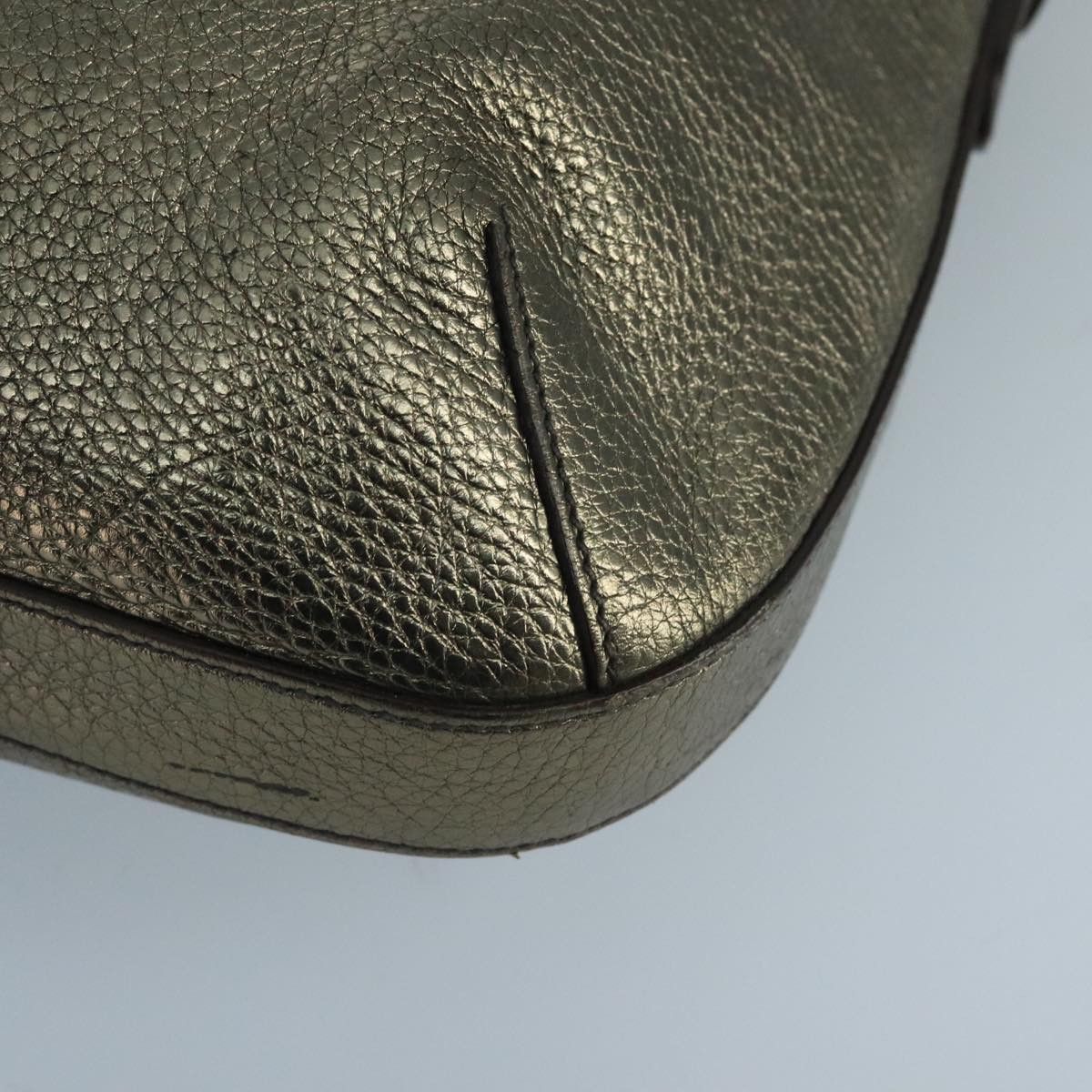 Prada Hobo Gold Leather Shoulder Bag (Pre-Owned) Size ONE SIZE - 14 Thumbnail