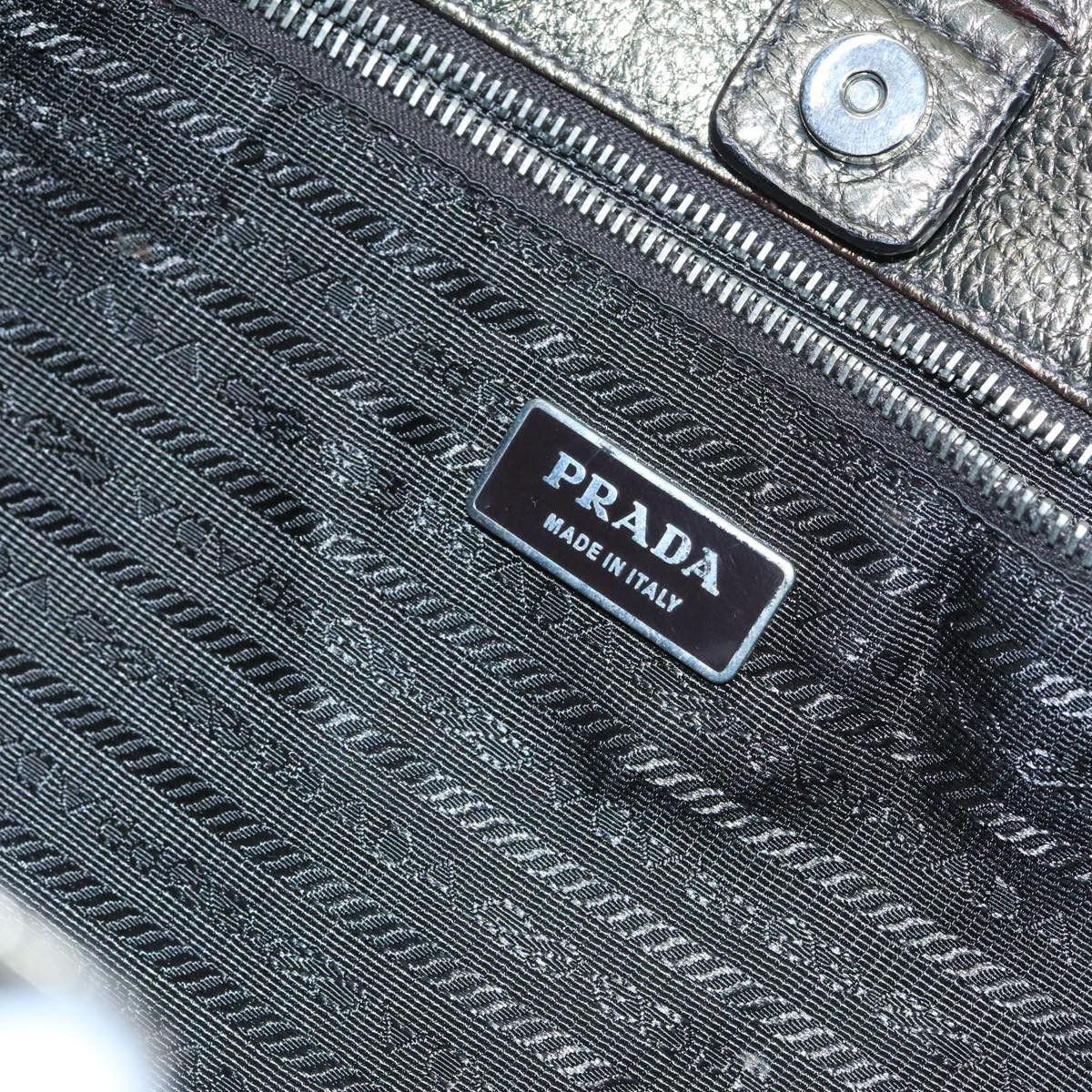Prada Hobo Gold Leather Shoulder Bag (Pre-Owned) Size ONE SIZE - 9 Thumbnail