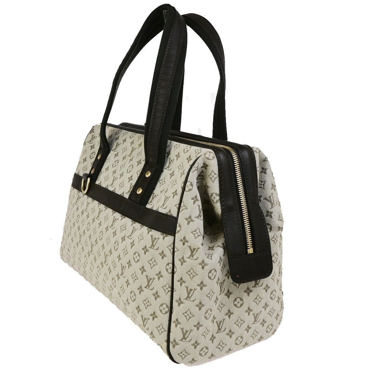 Louis Vuitton Josephine Khaki Canvas Handbag (Pre-Owned) Size ONE SIZE - 3 Thumbnail