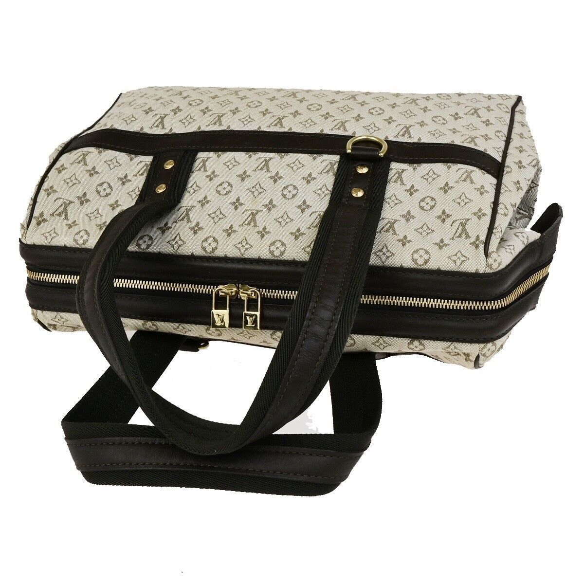 Louis Vuitton Josephine Khaki Canvas Handbag (Pre-Owned) Size ONE SIZE - 5 Thumbnail