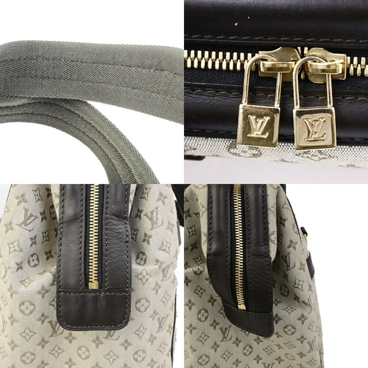 Louis Vuitton Josephine Khaki Canvas Handbag (Pre-Owned) Size ONE SIZE - 9 Thumbnail