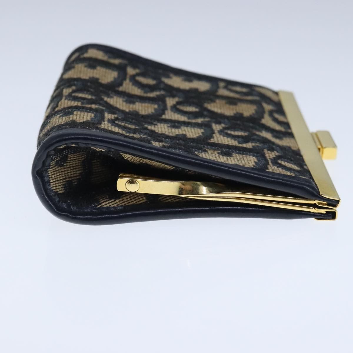 Dior Navy Canvas Wallet (Pre-Owned) Size ONE SIZE - 4 Thumbnail