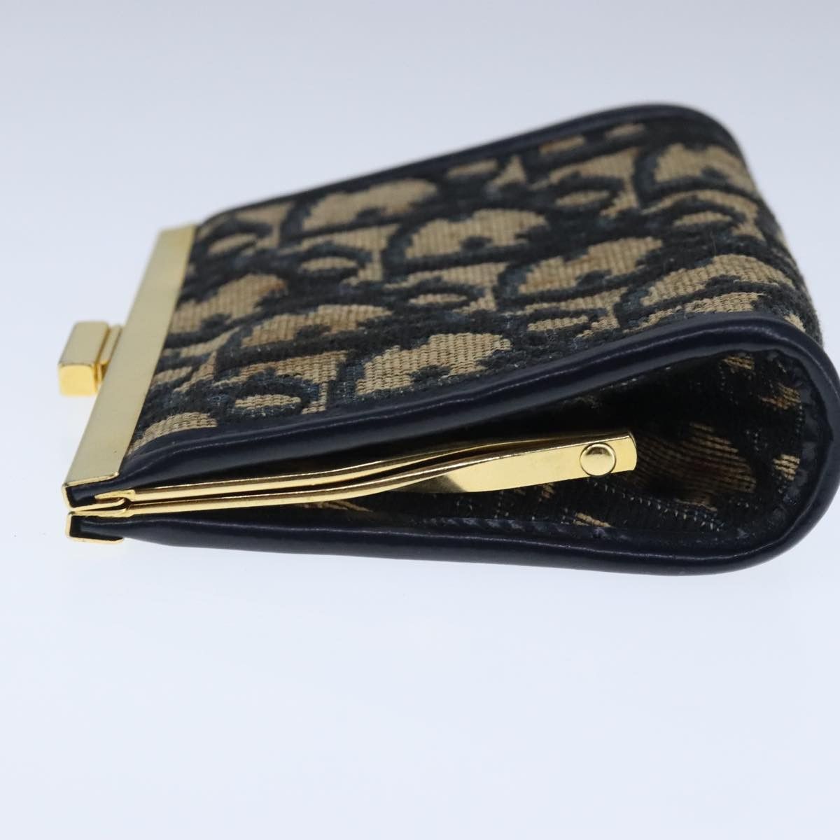 Dior Navy Canvas Wallet (Pre-Owned) Size ONE SIZE - 3 Thumbnail