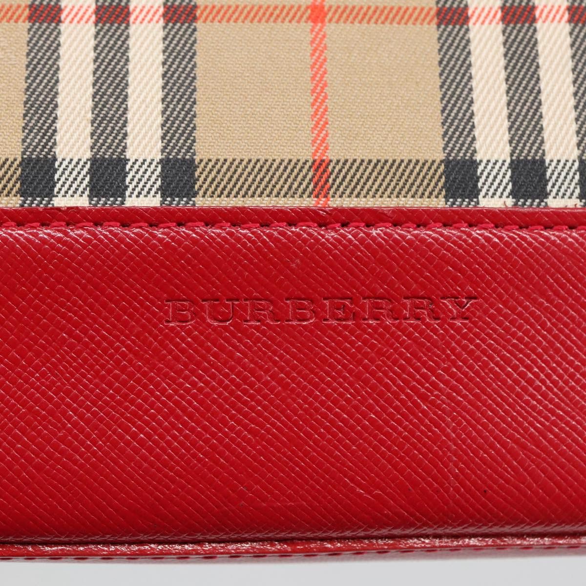 Burberry Nova Check Beige Canvas Handbag (Pre-Owned) Size ONE SIZE - 13 Thumbnail