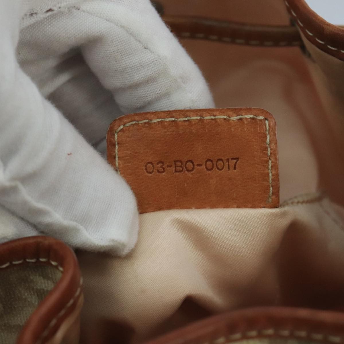 Dior Trotter Beige Canvas Shoulder Bag (Pre-Owned) Size ONE SIZE - 10 Thumbnail
