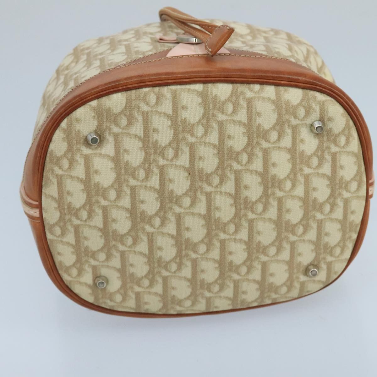 Dior Trotter Beige Canvas Shoulder Bag (Pre-Owned) Size ONE SIZE - 5 Thumbnail
