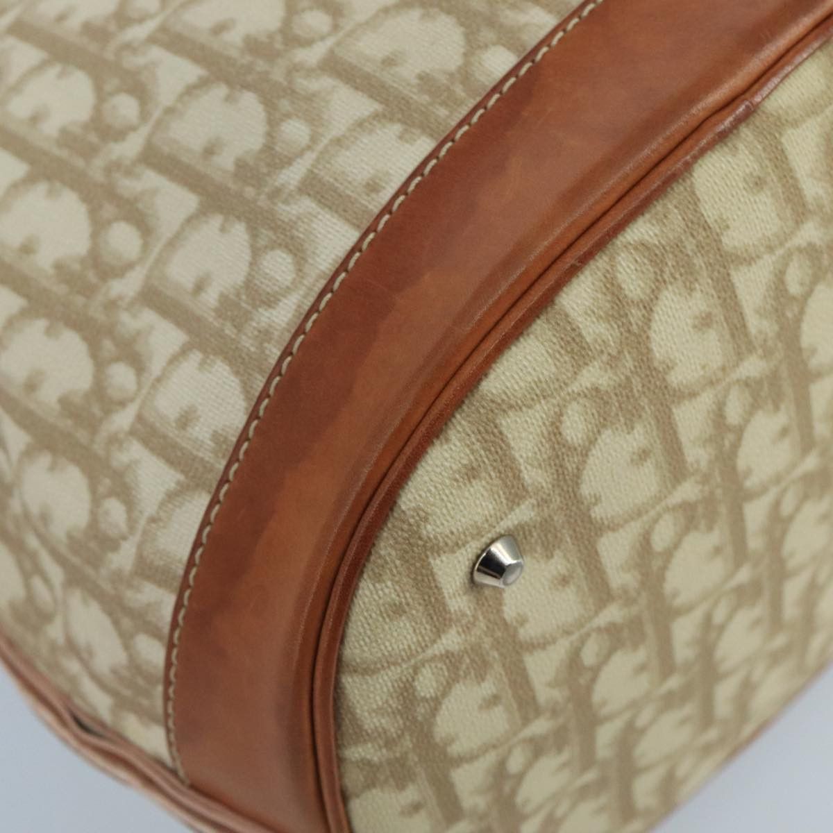 Dior Trotter Beige Canvas Shoulder Bag (Pre-Owned) Size ONE SIZE - 19 Thumbnail