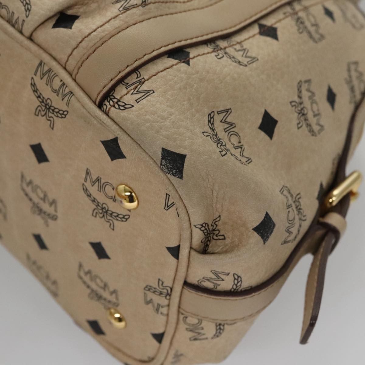 MCM Visetos Beige Canvas Handbag (Pre-Owned) Size ONE SIZE - 10 Thumbnail
