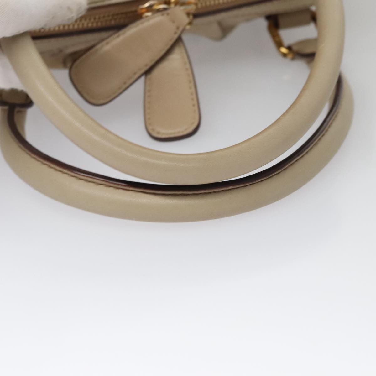 MCM Visetos Beige Canvas Handbag (Pre-Owned) Size ONE SIZE - 5 Thumbnail