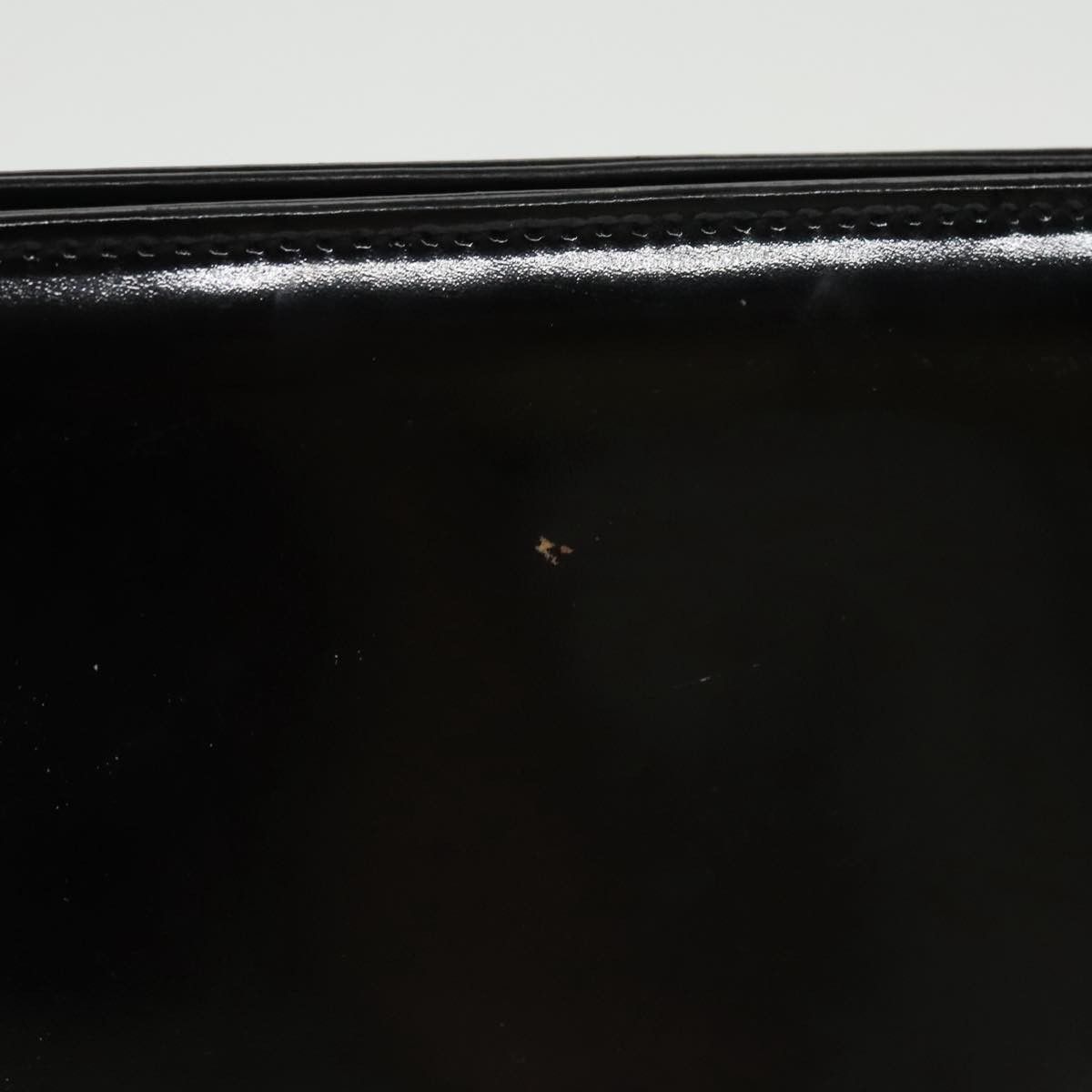 Salvatore Ferragamo Gancini Black Patent Leather Shoulder Bag (Pre-Owned) Size ONE SIZE - 13 Thumbnail