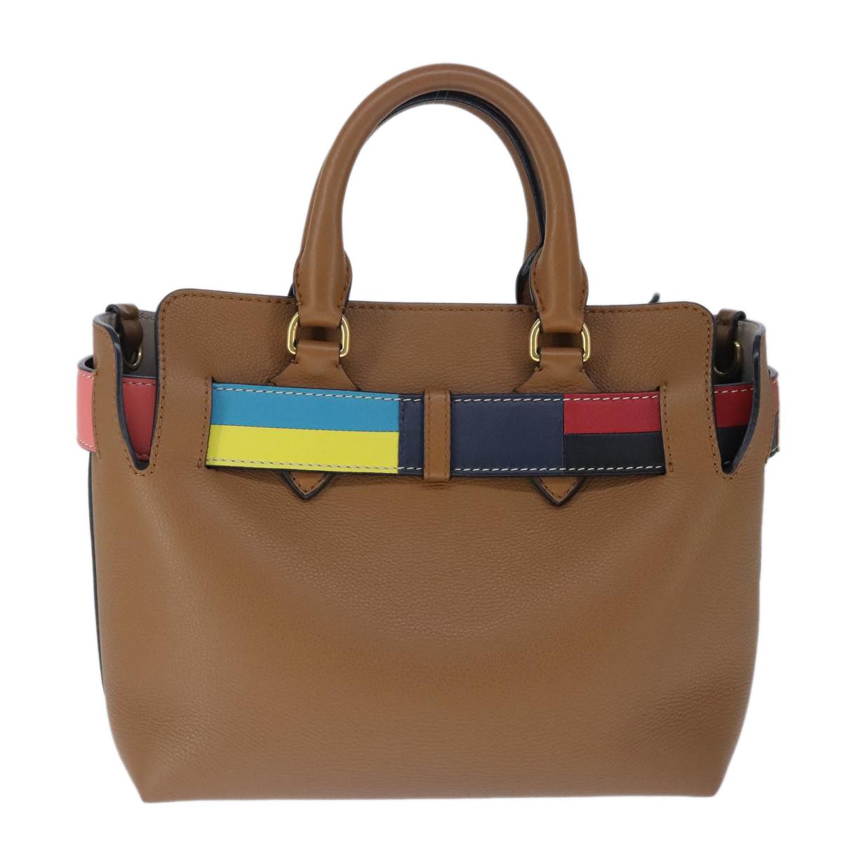 Burberry Belt Bag Brown Leather Handbag (Pre-Owned) Size ONE SIZE - 2 Thumbnail