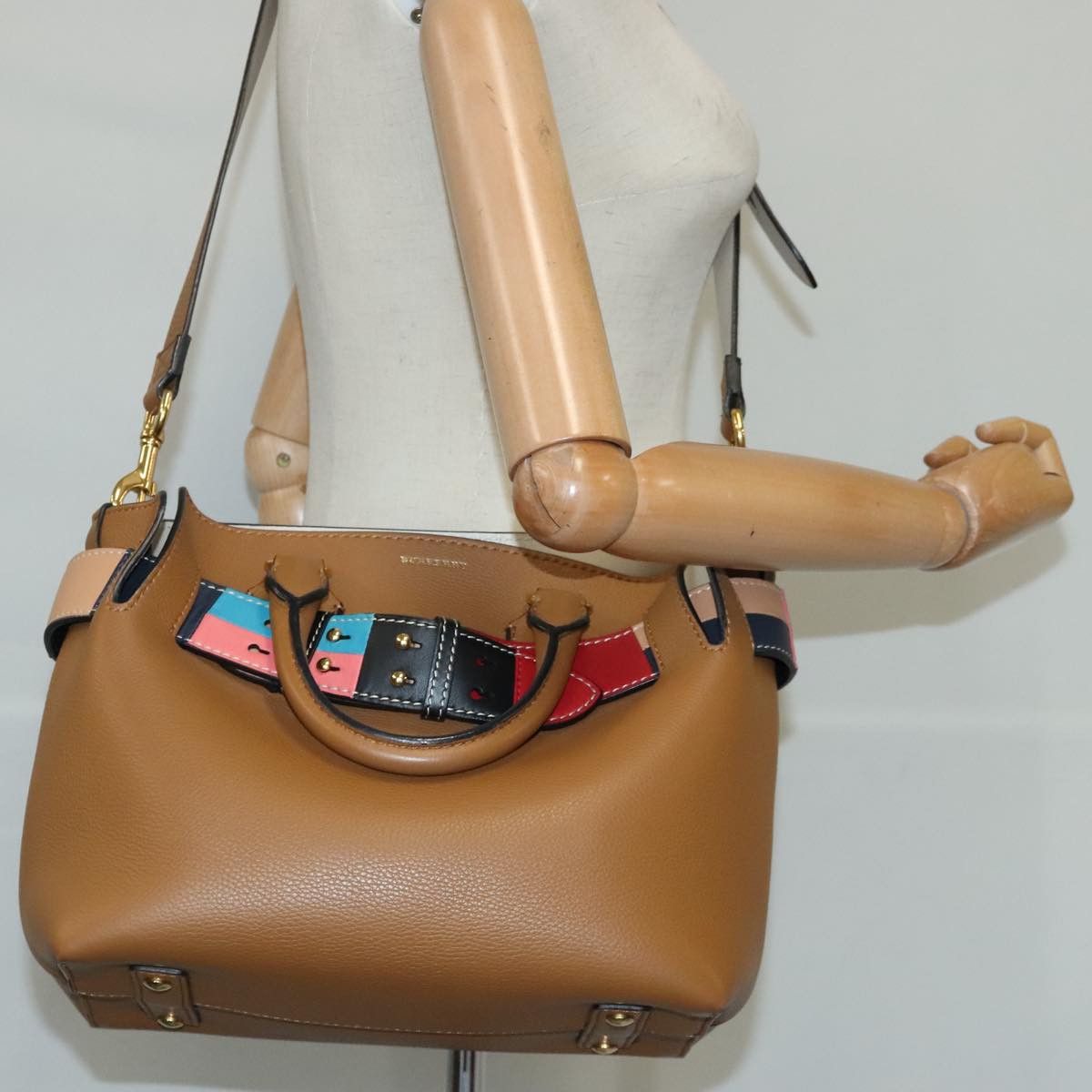 Burberry Belt Bag Brown Leather Handbag (Pre-Owned) Size ONE SIZE - 12 Thumbnail