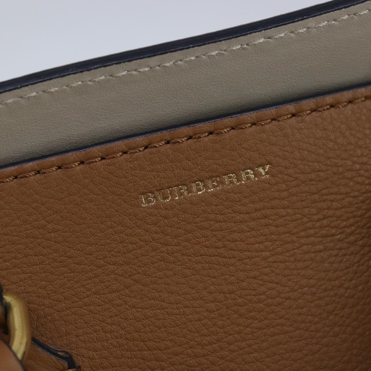 Burberry Belt Bag Brown Leather Handbag (Pre-Owned) Size ONE SIZE - 9 Thumbnail