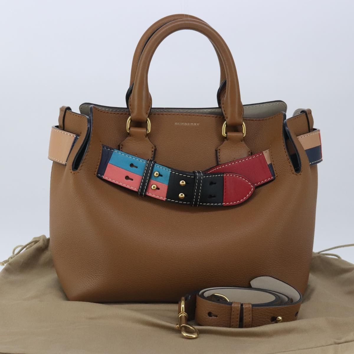 Burberry Belt Bag Brown Leather Handbag (Pre-Owned) Size ONE SIZE - 11 Thumbnail