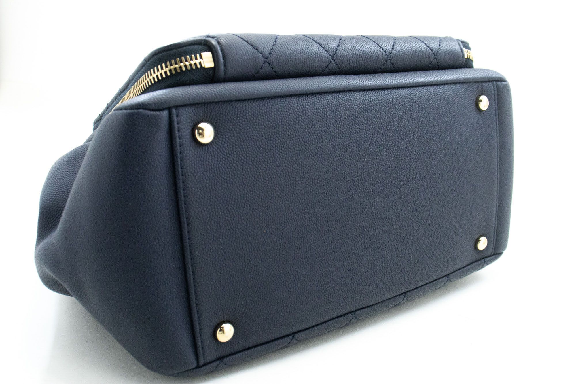 Chanel Business Affinity Navy Leather Shoulder Bag (Pre-Owned) Size ONE SIZE - 7 Thumbnail
