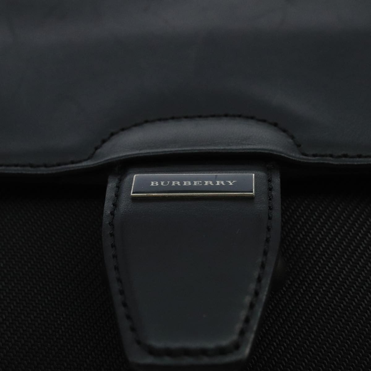 Burberry Black Canvas Clutch Bag (Pre-Owned) Size ONE SIZE - 8 Thumbnail