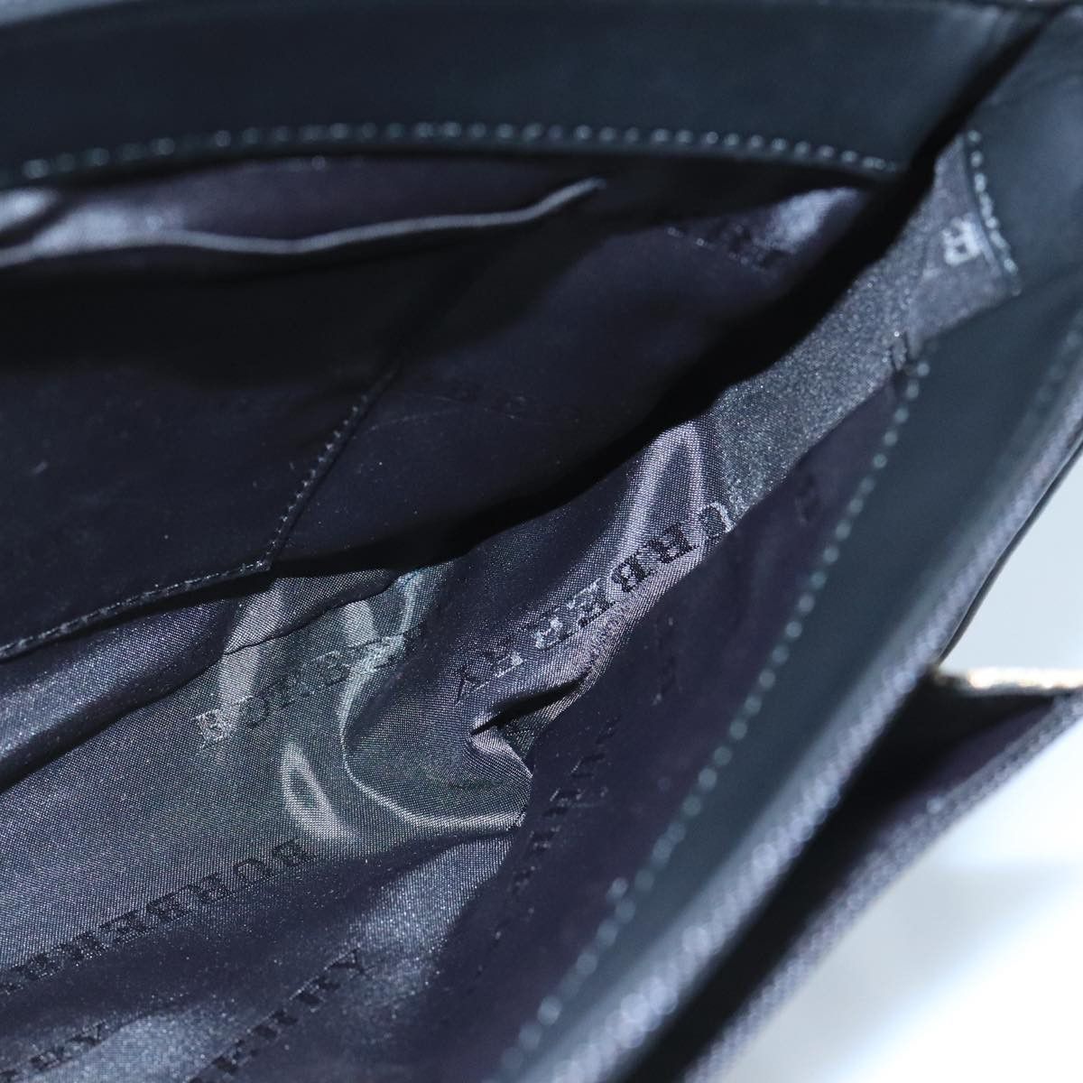 Burberry Black Canvas Clutch Bag (Pre-Owned) Size ONE SIZE - 15 Thumbnail