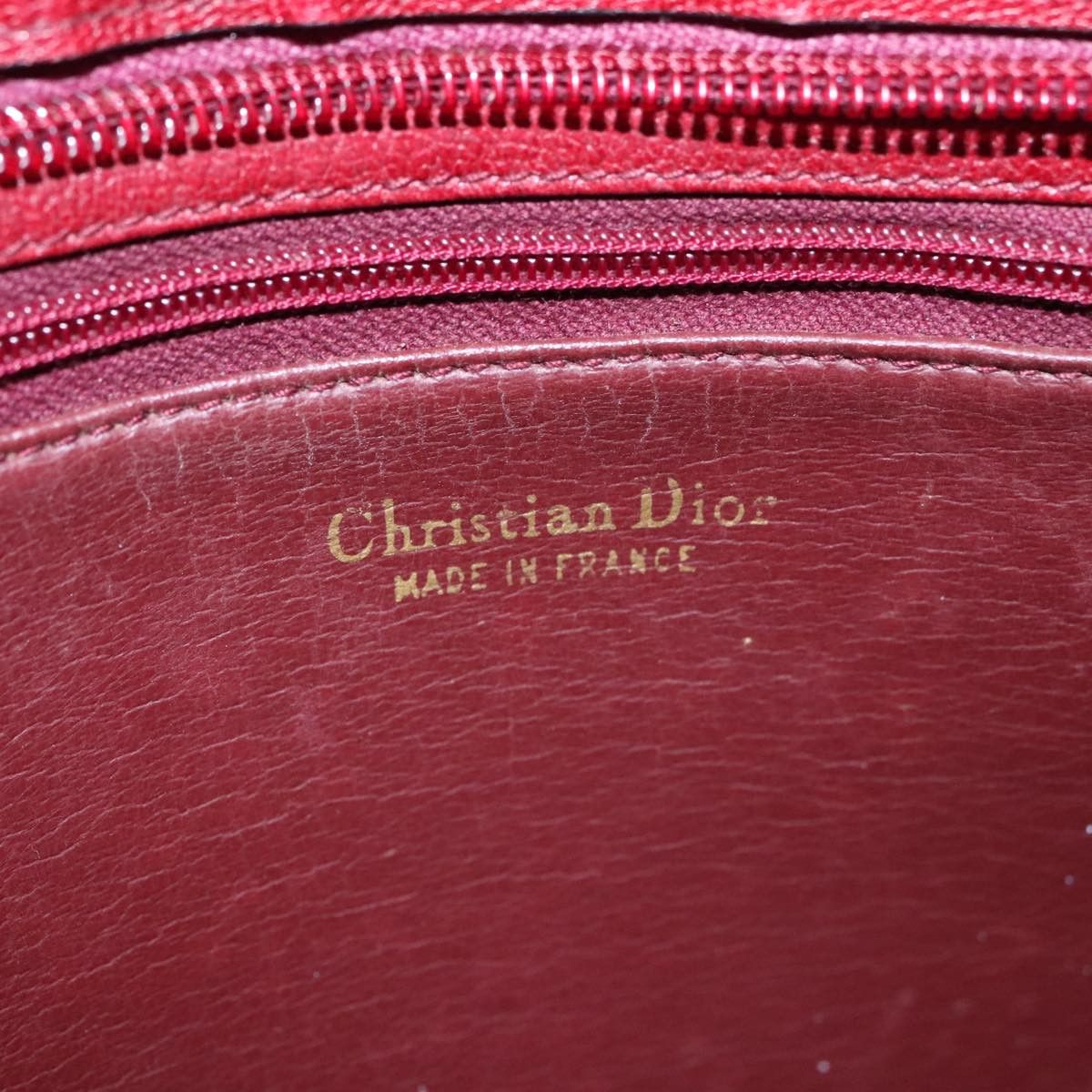Dior Red Leather Shoulder Bag (Pre-Owned) Size ONE SIZE - 10 Thumbnail